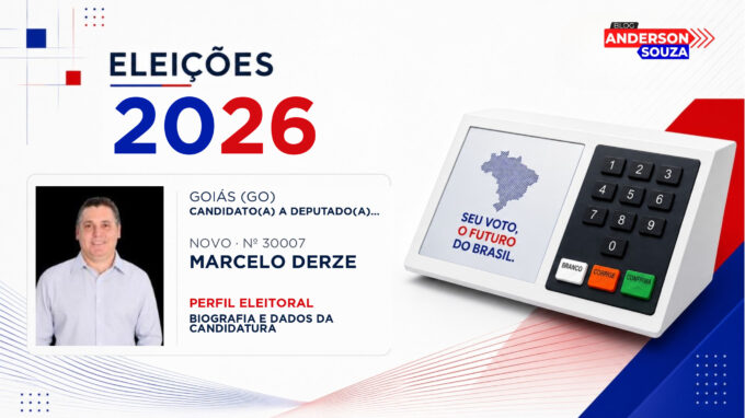 Marcelo Derze — Eleições 2026: quem é Marcelo Derze, candidato(a) a deputado(a) estadual em Goiás