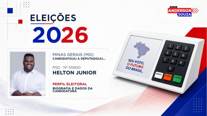 Helton Junior — Eleições 2026: quem é Helton Junior, candidato(a) a deputado(a) estadual em Minas Gerais