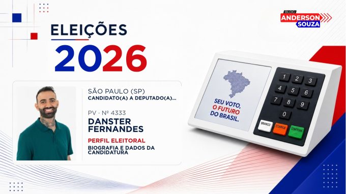 Danster Fernandes — Eleições 2026: quem é Danster Fernandes, candidato(a) a deputado(a) federal por São Paulo