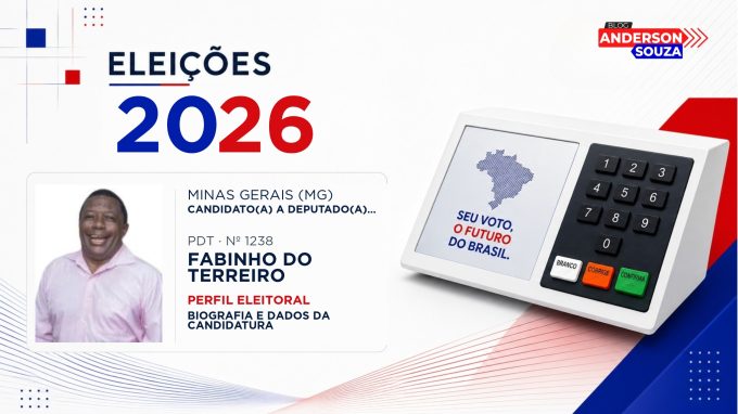 Fabinho do Terreiro — Eleições 2026: quem é Fabinho do Terreiro, candidato(a) a deputado(a) federal por Minas Gerais