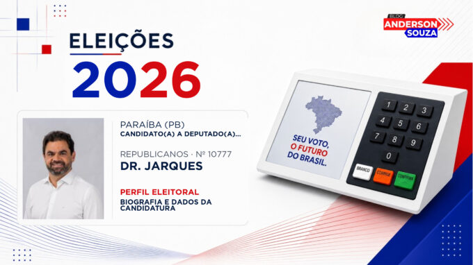 Dr. Jarques — Eleições 2026: quem é Dr. Jarques, candidato(a) a deputado(a) estadual na Paraíba