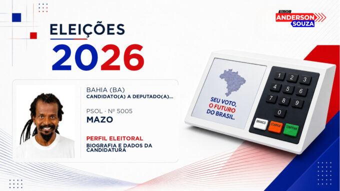 Mazo — Eleições 2026: quem é Mazo, candidato(a) a deputado(a) federal pela Bahia