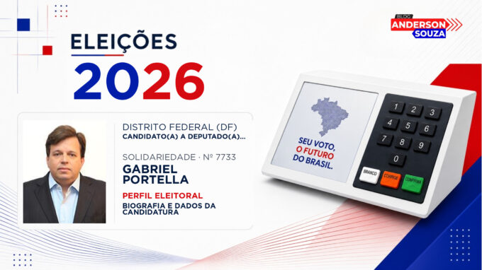 Gabriel Portella — Eleições 2026: quem é Gabriel Portella, candidato(a) a deputado(a) federal pelo Distrito Federal