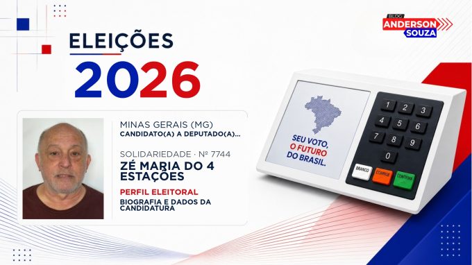 Zé Maria do 4 Estações — Eleições 2026: quem é Zé Maria do 4 Estações, candidato(a) a deputado(a) federal por Minas Gerais