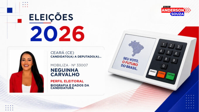 Neguinha Carvalho — Eleições 2026: quem é Neguinha Carvalho, candidato(a) a deputado(a) estadual no Ceará