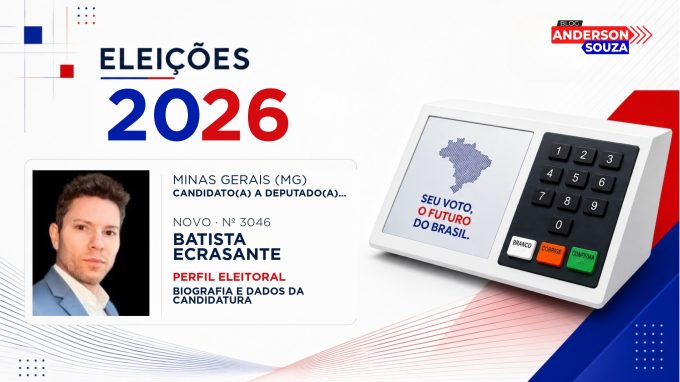 Batista Ecrasante — Eleições 2026: quem é Batista Ecrasante, candidato(a) a deputado(a) federal por Minas Gerais