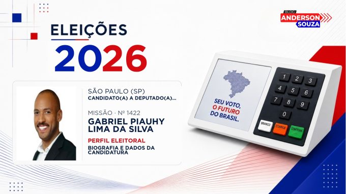 Gabriel Piauhy Lima da Silva — Eleições 2026: quem é Gabriel Piauhy Lima da Silva, candidato(a) a deputado(a) federal por São Paulo