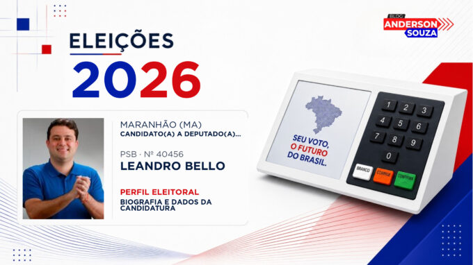 Leandro Bello — Eleições 2026: quem é Leandro Bello, candidato(a) a deputado(a) estadual no Maranhão