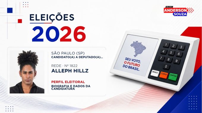 Alleph Hillz — Eleições 2026: quem é Alleph Hillz, candidato(a) a deputado(a) federal por São Paulo