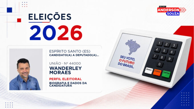 Wanderley Moraes — Eleições 2026: quem é Wanderley Moraes, candidato(a) a deputado(a) estadual no Espírito Santo