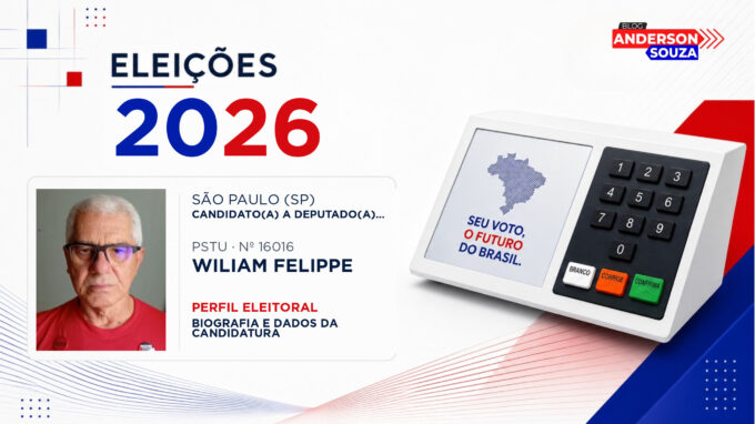 Wiliam Felippe — Eleições 2026: quem é Wiliam Felippe, candidato(a) a deputado(a) estadual em São Paulo