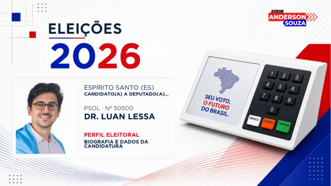 Dr. Luan Lessa — Eleições 2026: quem é Dr. Luan Lessa, candidato(a) a deputado(a) estadual no Espírito Santo