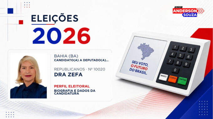 Dra Zefa — Eleições 2026: quem é Dra Zefa, candidato(a) a deputado(a) estadual na Bahia