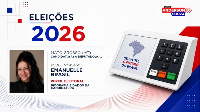 Emanuelle Brasil — Eleições 2026: quem é Emanuelle Brasil, candidato(a) a deputado(a) estadual em Mato Grosso