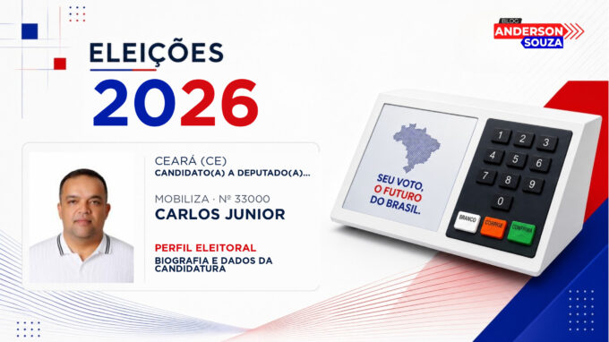Carlos Junior — Eleições 2026: quem é Carlos Junior, candidato(a) a deputado(a) estadual no Ceará
