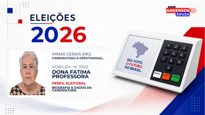 Dona Fatima Professora · Eleições 2026: quem é Dona Fatima Professora, candidato(a) a deputado(a) estadual em Minas Gerais