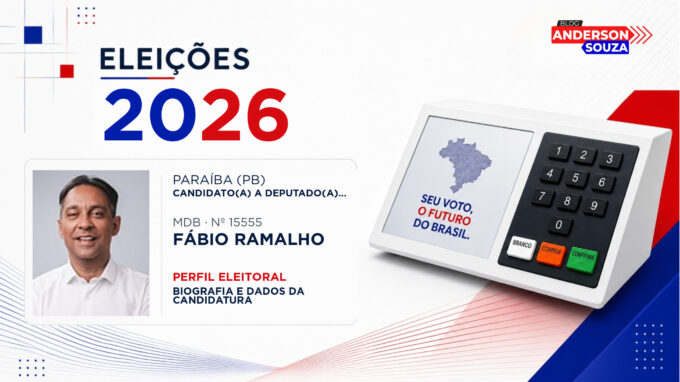 Fábio Ramalho — Eleições 2026: quem é Fábio Ramalho, candidato(a) a deputado(a) estadual na Paraíba