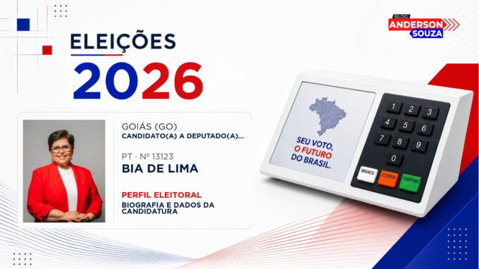 Bia de Lima — Eleições 2026: quem é Bia de Lima, candidato(a) a deputado(a) estadual em Goiás