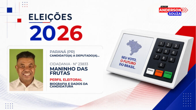 Maninho das Frutas · Eleições 2026: quem é Maninho das Frutas, candidato(a) a deputado(a) estadual no Paraná