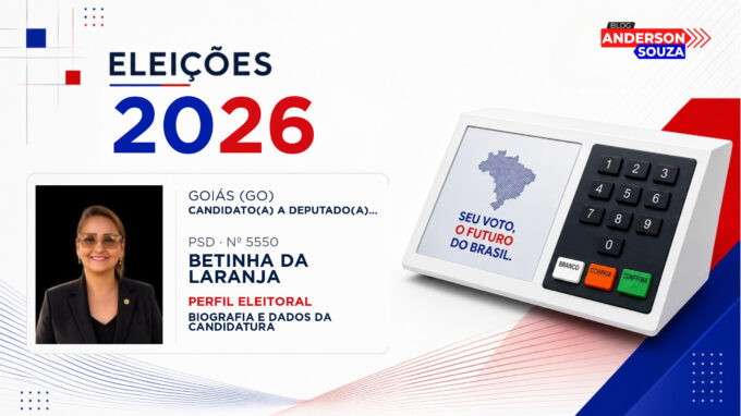 Betinha da Laranja — Eleições 2026: quem é Betinha da Laranja, candidato(a) a deputado(a) federal por Goiás
