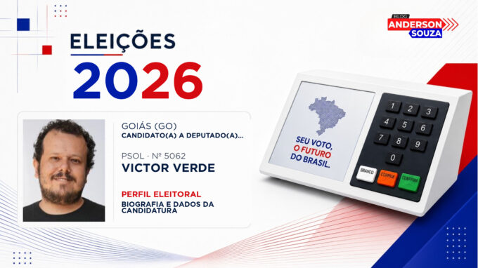 Victor Verde — Eleições 2026: quem é Victor Verde, candidato(a) a deputado(a) federal por Goiás