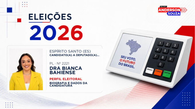 Dra Bianca Bahiense — Eleições 2026: quem é Dra Bianca Bahiense, candidato(a) a deputado(a) federal pelo Espírito Santo