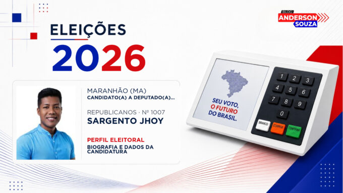 Sargento Jhoy — Eleições 2026: quem é Sargento Jhoy, candidato(a) a deputado(a) federal pelo Maranhão