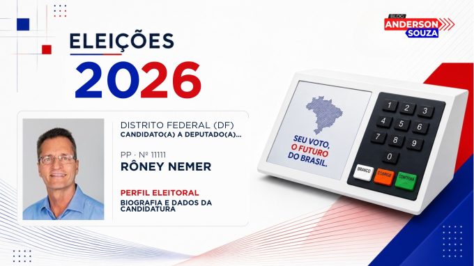 Rôney Nemer — Eleições 2026: quem é Rôney Nemer, candidato(a) a deputado(a) distrital no Distrito Federal