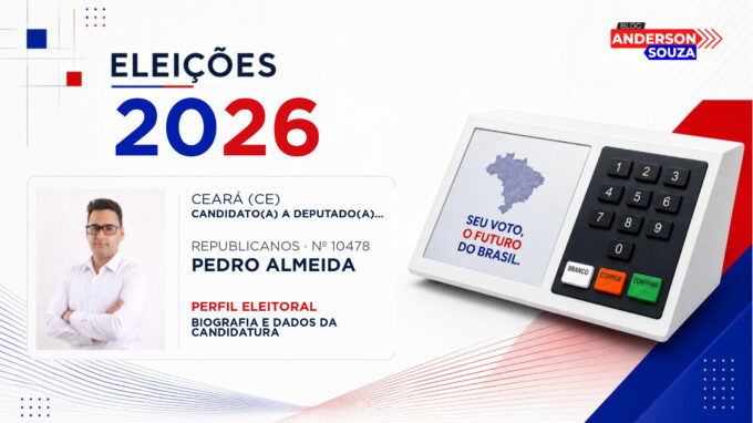 Pedro Almeida — Eleições 2026: quem é Pedro Almeida, candidato(a) a deputado(a) estadual no Ceará