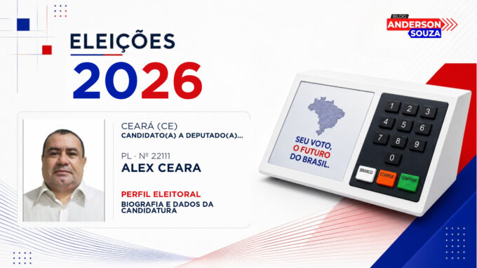 Alex Ceara — Eleições 2026: quem é Alex Ceara, candidato(a) a deputado(a) estadual no Ceará