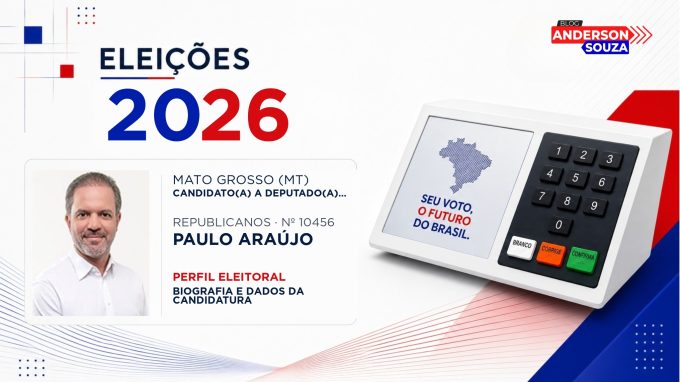 Paulo Araújo — Eleições 2026: quem é Paulo Araújo, candidato(a) a deputado(a) estadual em Mato Grosso