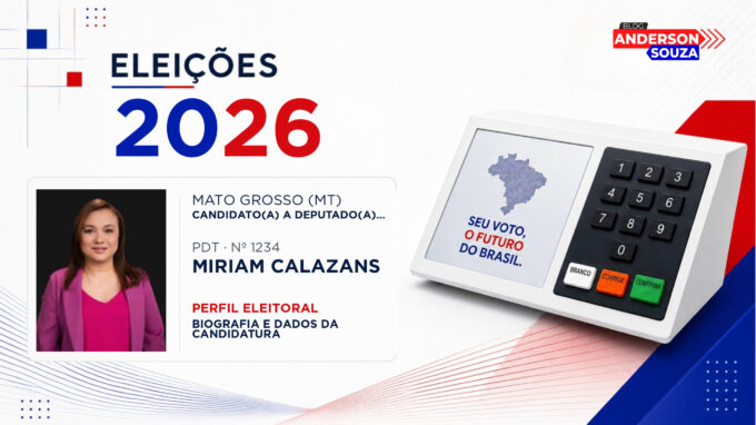 Miriam Calazans — Eleições 2026: quem é Miriam Calazans, candidato(a) a deputado(a) federal por Mato Grosso