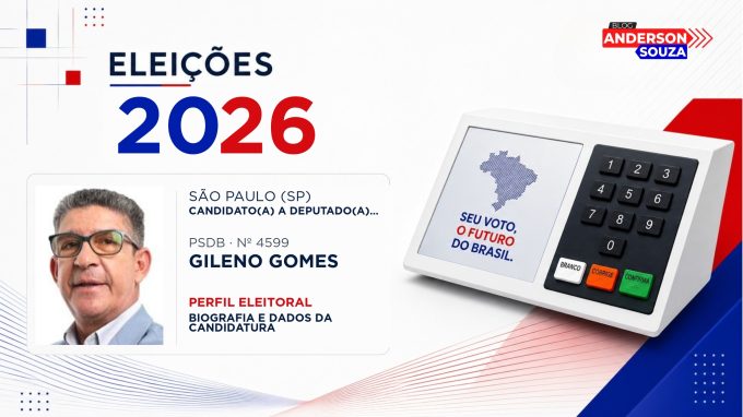 Gileno Gomes — Eleições 2026: quem é Gileno Gomes, candidato(a) a deputado(a) federal por São Paulo