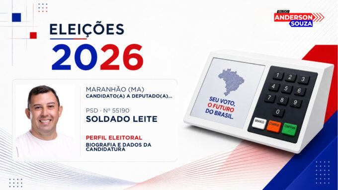 Soldado Leite — Eleições 2026: quem é Soldado Leite, candidato(a) a deputado(a) estadual no Maranhão
