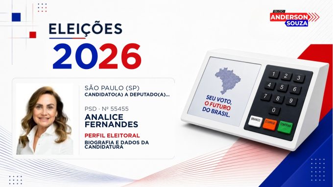 Analice Fernandes — Eleições 2026: quem é Analice Fernandes, candidato(a) a deputado(a) estadual em São Paulo
