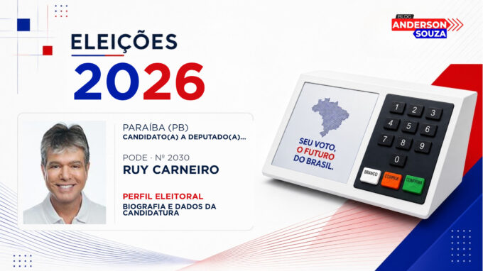 Ruy Carneiro — Eleições 2026: quem é Ruy Carneiro, candidato(a) a deputado(a) federal pela Paraíba