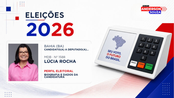 Lúcia Rocha — Eleições 2026: quem é Lúcia Rocha, candidato(a) a deputado(a) federal pela Bahia